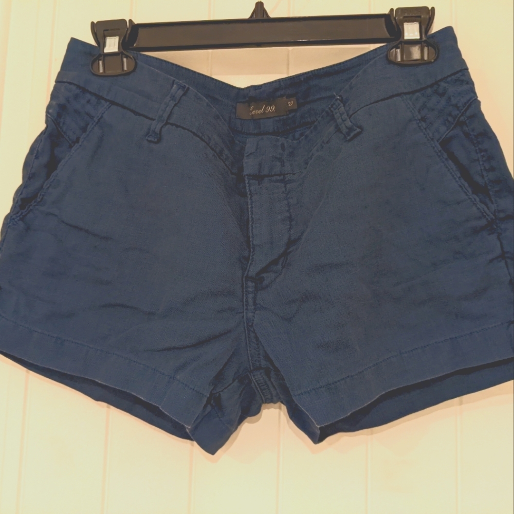 Level 99 Mina Trouser Shorts Size 27